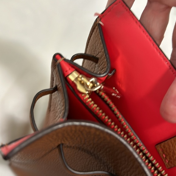 Kate Spade Warm Cognac Hayes Street Isobel Satchel Tote - Picture 10 of 10